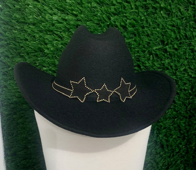 Shootin' Star Embellishment Cowboy Hat