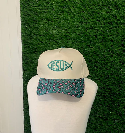 Jesus Two Tone Canvas Cap