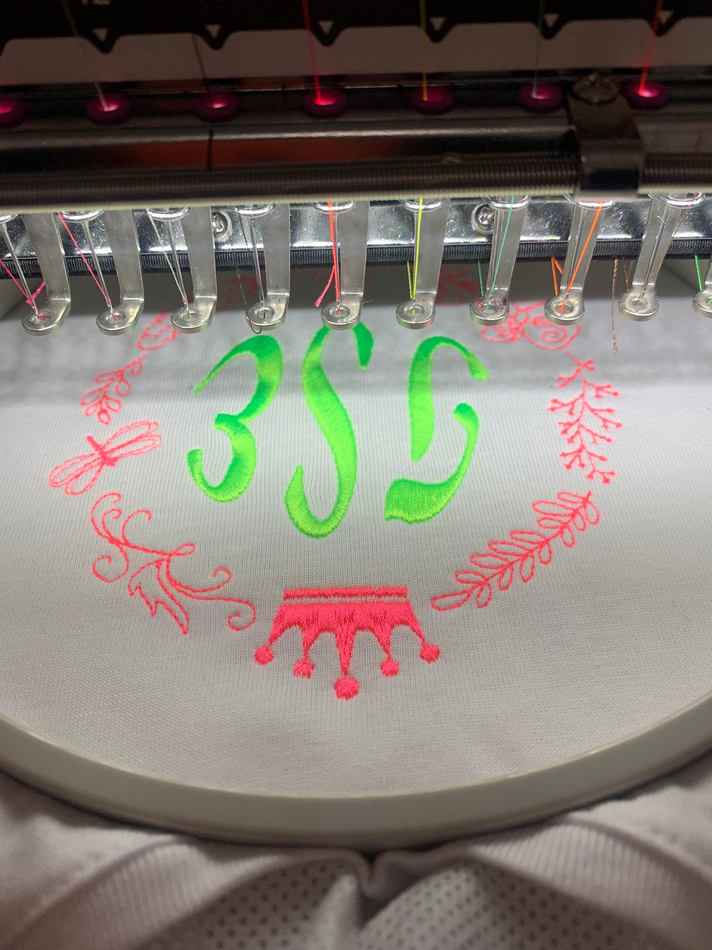Girls Beautiful Crown Monogram Shirt