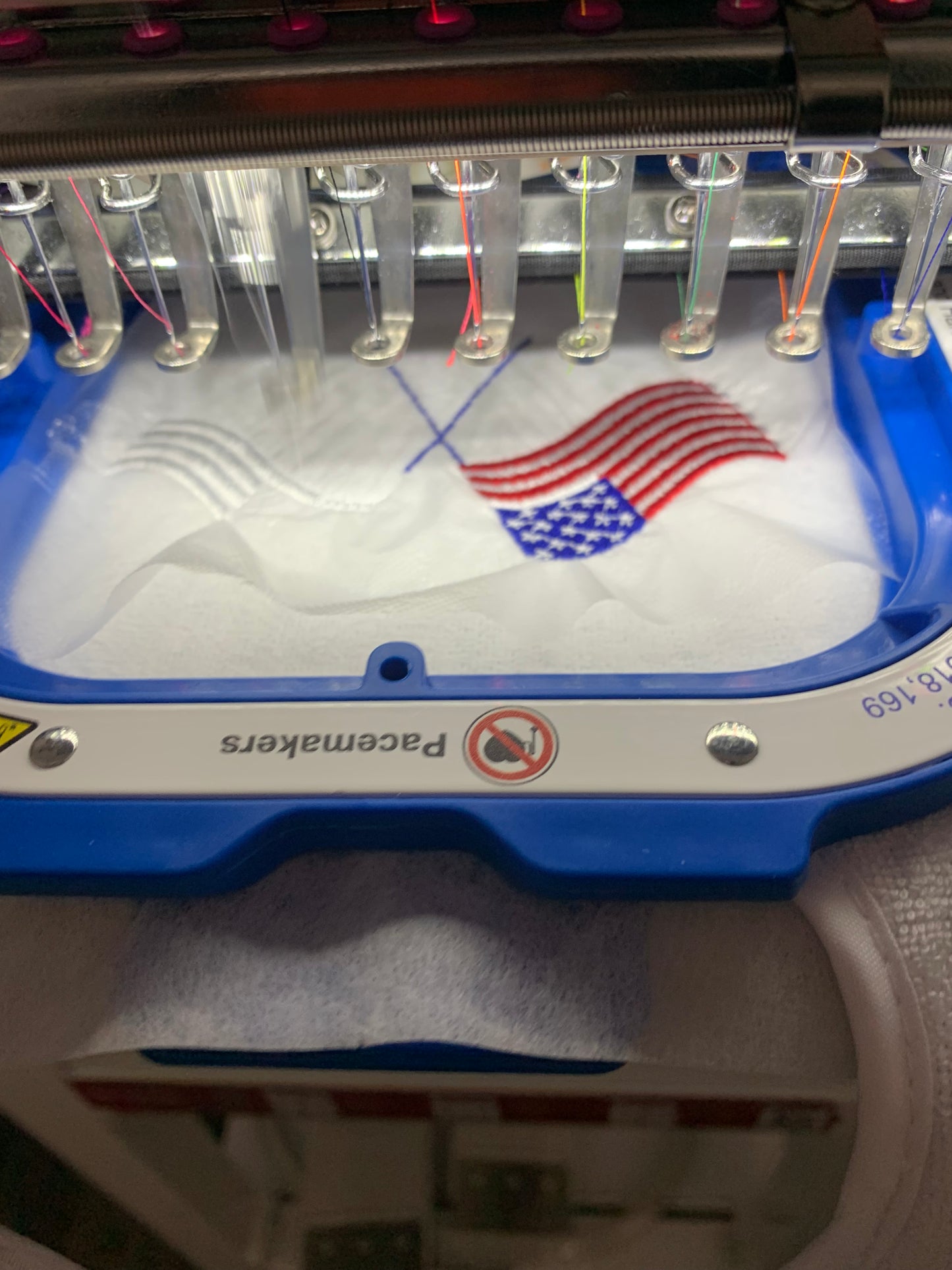 USA Flag Bib with Custom Name