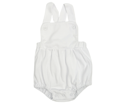 Personalized Boys Vintage Bubble Romper | Embroidered Baby Gift