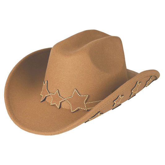 Shootin' Star Embellishment Cowboy Hat