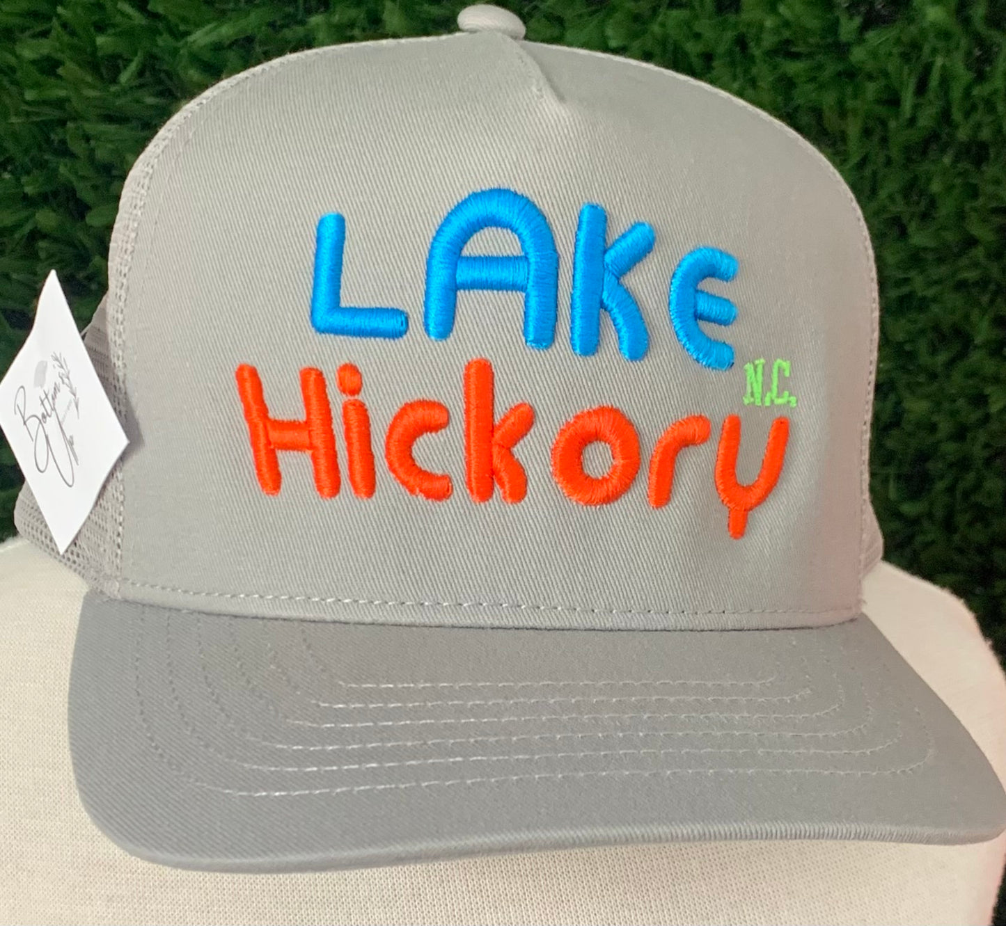 Lake Hickory NC Puff Hat