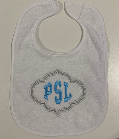 Personalized Monogram Baby Bib