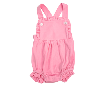 Personalized Ruffle Bubble Romper | Embroidered Baby Gift