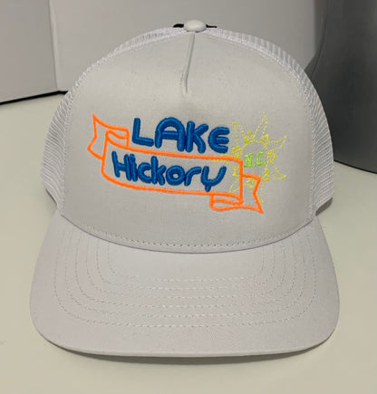 Lake Hickory NC Trucker Hat | Puff Embroidery