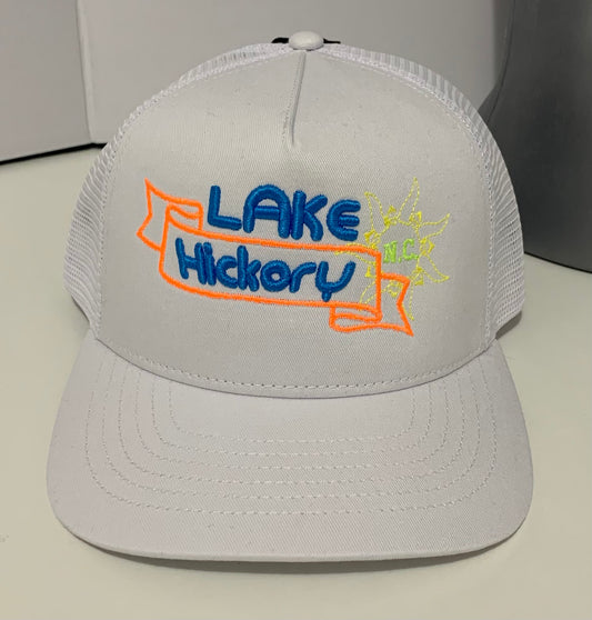 Lake Hickory NC Trucker Hat | Puff Embroidery