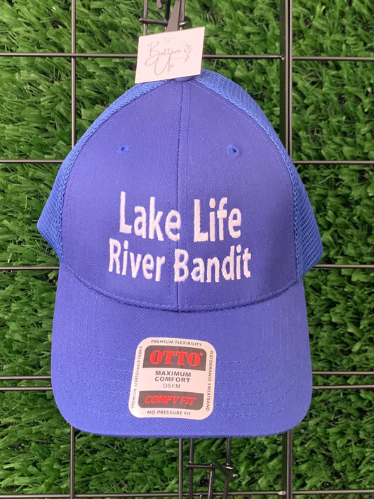 Lake Life River Bandit Trucker Hat | Blue