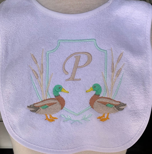 Personalized Baby Bibs - Ducks