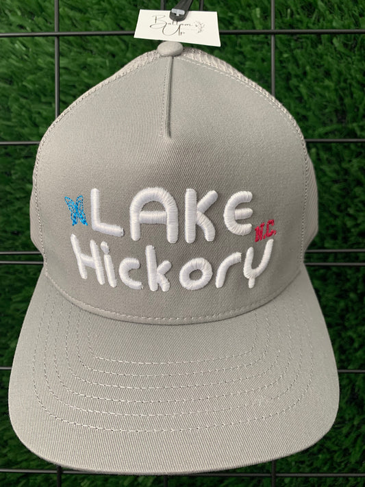 Lake Hickory NC Puff Snapback | Women's Edition