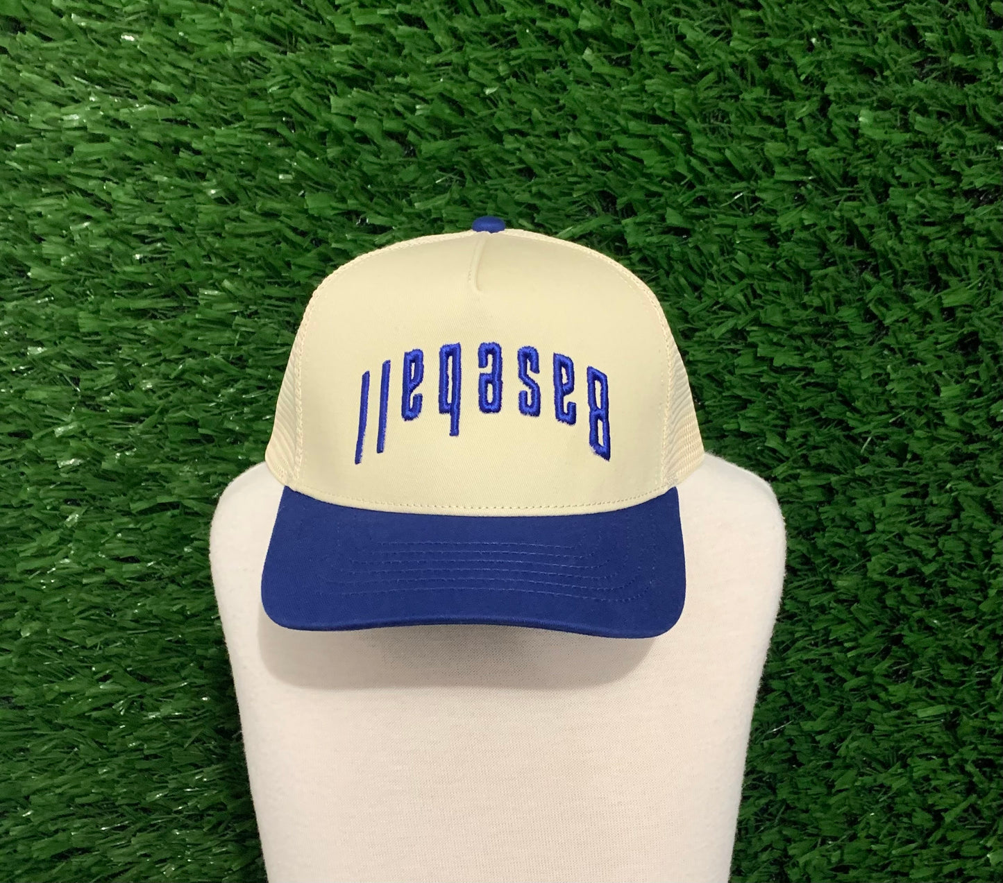 Custom Upside Down Snapback Hat with Puff Embroidery