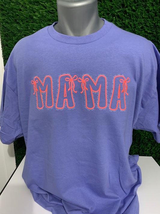 Mama Embroidered Tee