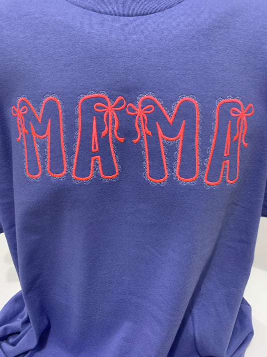 Mama Embroidered Tee