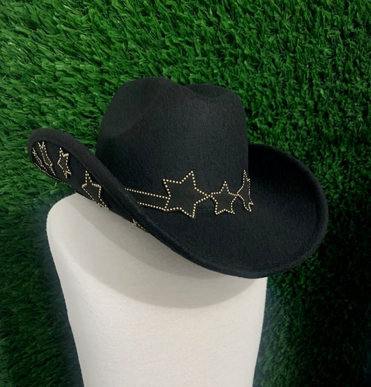 Shootin' Star Embellishment Cowboy Hat