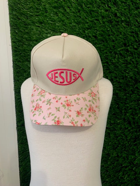 Jesus Two Tone Canvas Cap