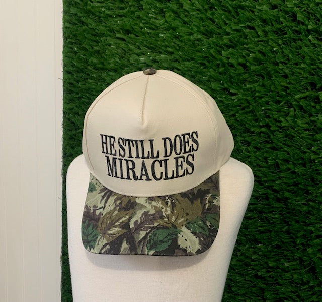 Two Tone Camo Canvas Cap