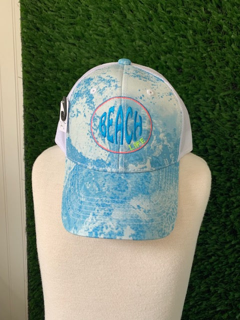 Beach Life Hat - Blue
